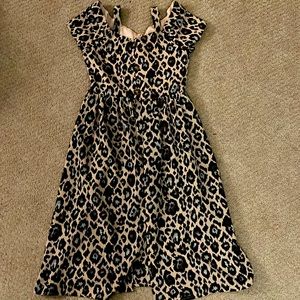 Girls Size 7 Leopard Print Dress/Skort